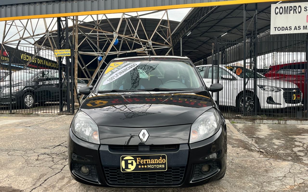 Renault Sandero 2014 Preto — foto 1 de 3