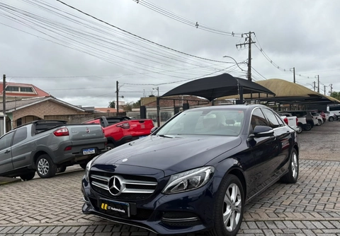 Mercedes-Benz C-180 2015 Azul — foto 1 de 3