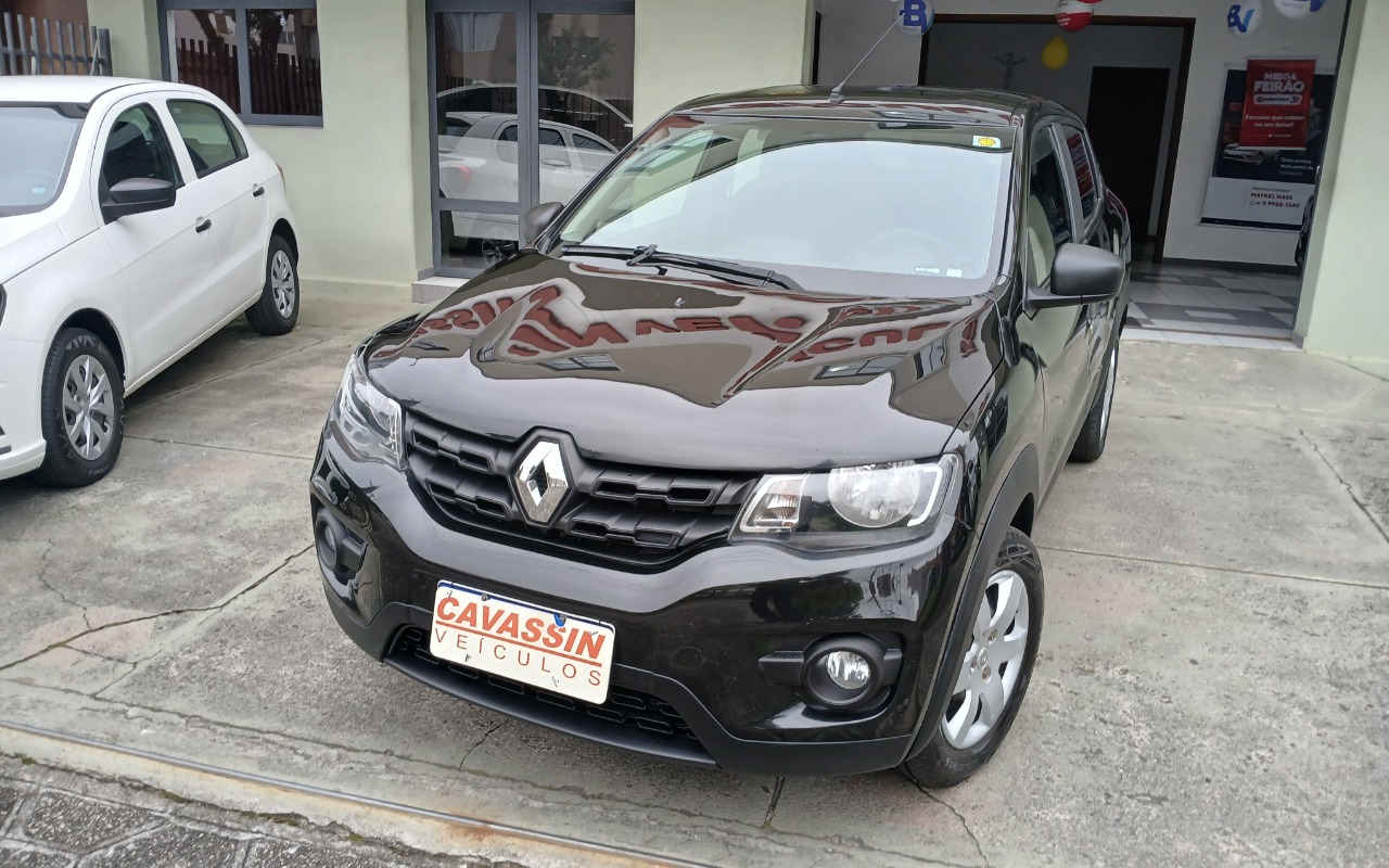 Renault Kwid 2018 Preto — foto 1 de 3
