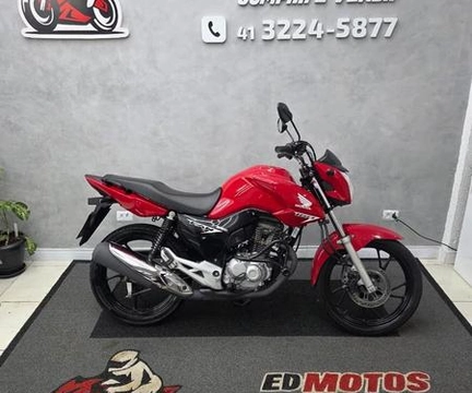 Honda CG 160 FAN ESDi FLEXONE 2021 Vermelho — foto 1 de 3