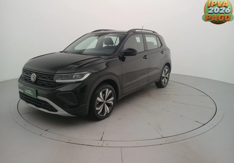 Volkswagen T-Cross 2025 Preto — foto 1 de 3