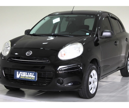 Nissan MARCH 1.0 16V Flex Fuel 5p 2013 Preto — foto 1 de 3