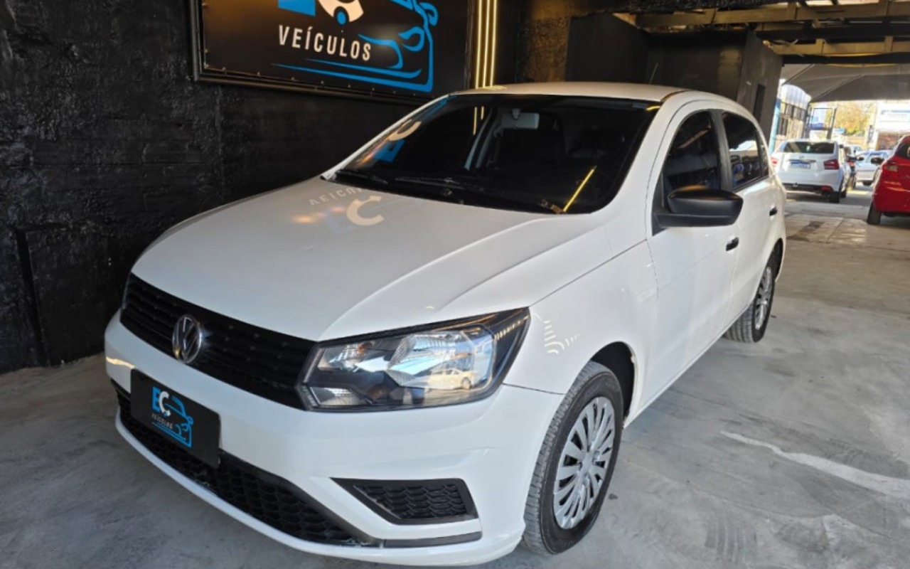Volkswagen Gol 1.0 Flex 12V 5p 2019 Branco — foto 1 de 3