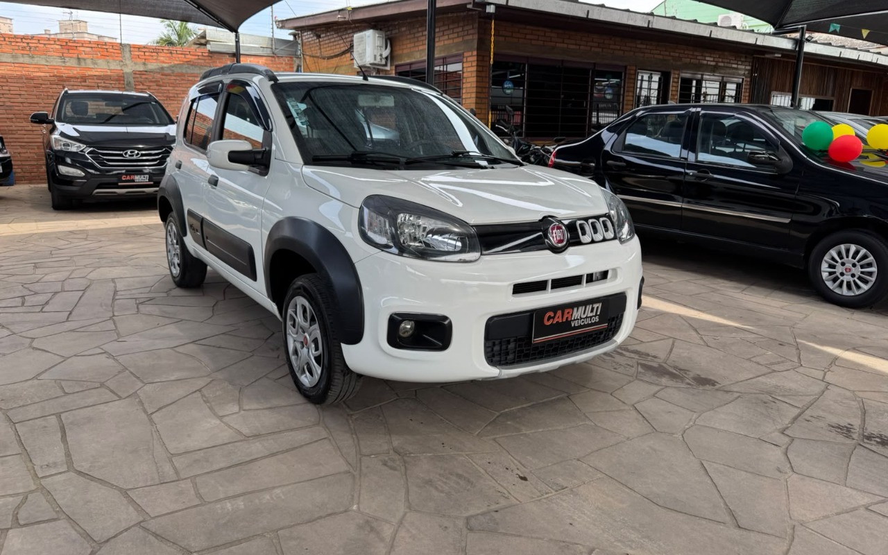 Fiat Uno WAY 1.0 Flex 6V 5p 2017 Branco — foto 1 de 3