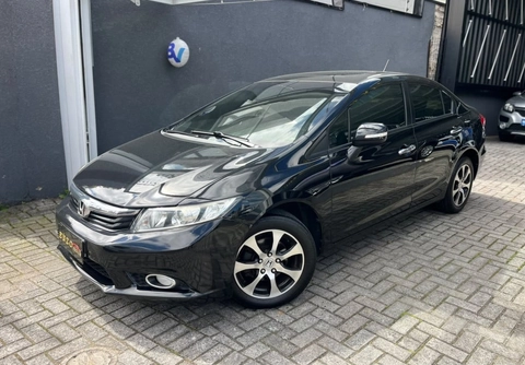 Honda Civic 2012 Preto — foto 1 de 3