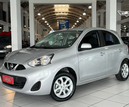 Nissan MARCH SV 1.0 12V Flex 5p 2020 Prata — foto 1 de 3