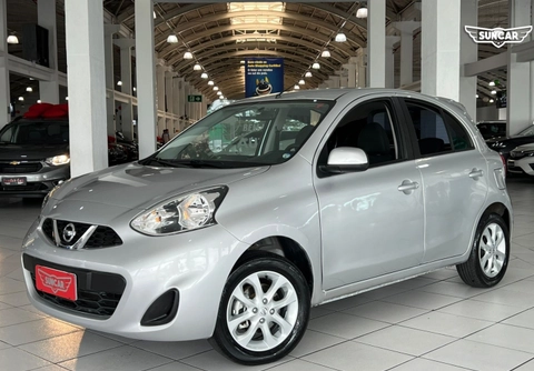 Nissan MARCH SV 1.0 12V Flex 5p 2020 Prata — foto 1 de 3