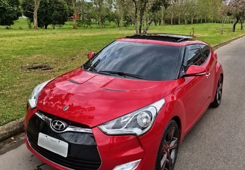 Hyundai Veloster 1.6 16V 140cv Aut. 2013 Vermelho — foto 1 de 3