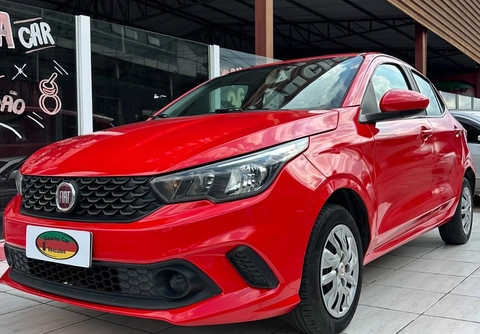 Fiat Argo DRIVE 1.0 6V Flex 2020 Vermelho — foto 1 de 3