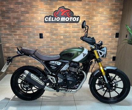 Triumph SCRAMBLER 400X 2024 Verde — foto 1 de 3