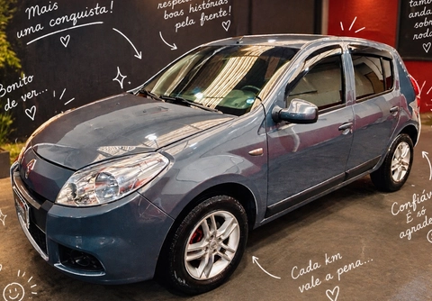 Renault Sandero 2012 Cinza — foto 1 de 3