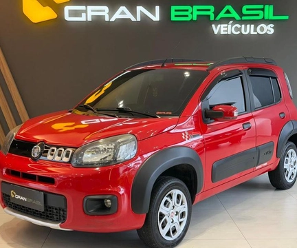 Fiat Uno 2015 Vermelho — foto 1 de 3