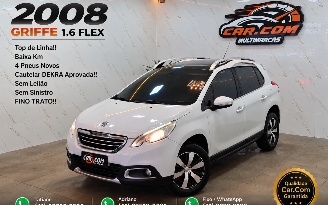 Peugeot 2008 2016 Branco — foto 1 de 3