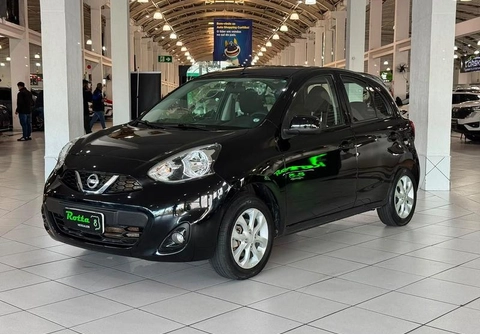 Nissan MARCH SV 1.6 16V Flex Fuel 2019 Preto — foto 1 de 3