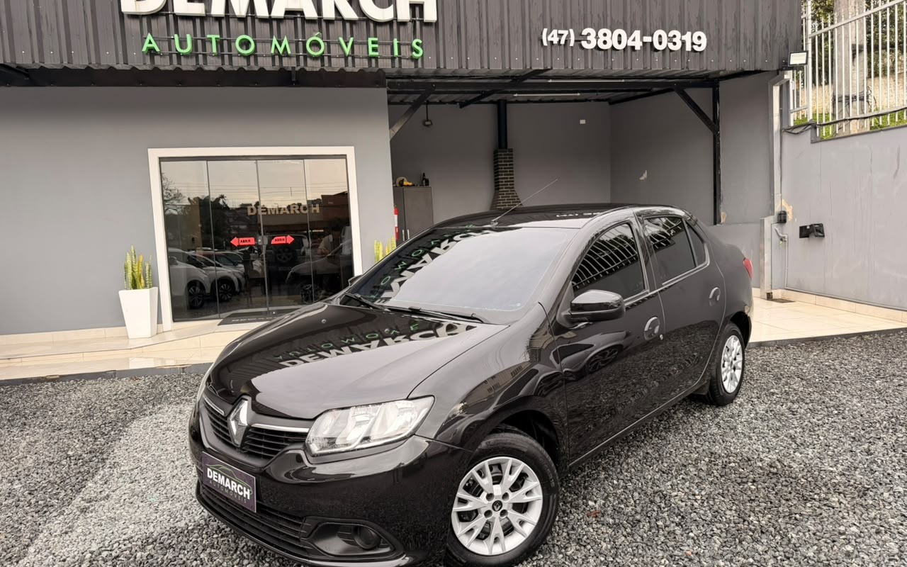 Renault Logan 2019 Preto — foto 1 de 3