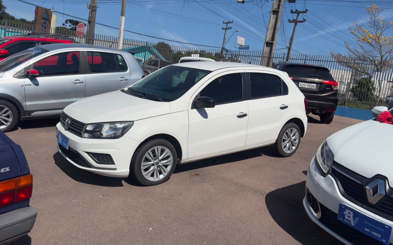 Volkswagen Gol 1.0 Flex 12V 5p 2019 Branco — foto 1 de 3