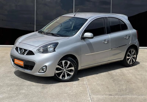 Nissan MARCH 1.0 16V Flex Fuel 5p 2016 Prata — foto 1 de 3