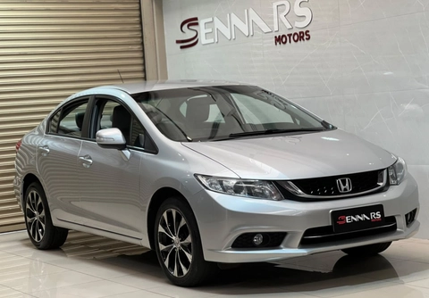 Honda Civic 2015 Prata — foto 1 de 3