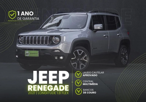 Jeep Renegade 2021 Prata — foto 1 de 3