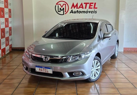 Honda Civic 2014 Cinza — foto 1 de 3