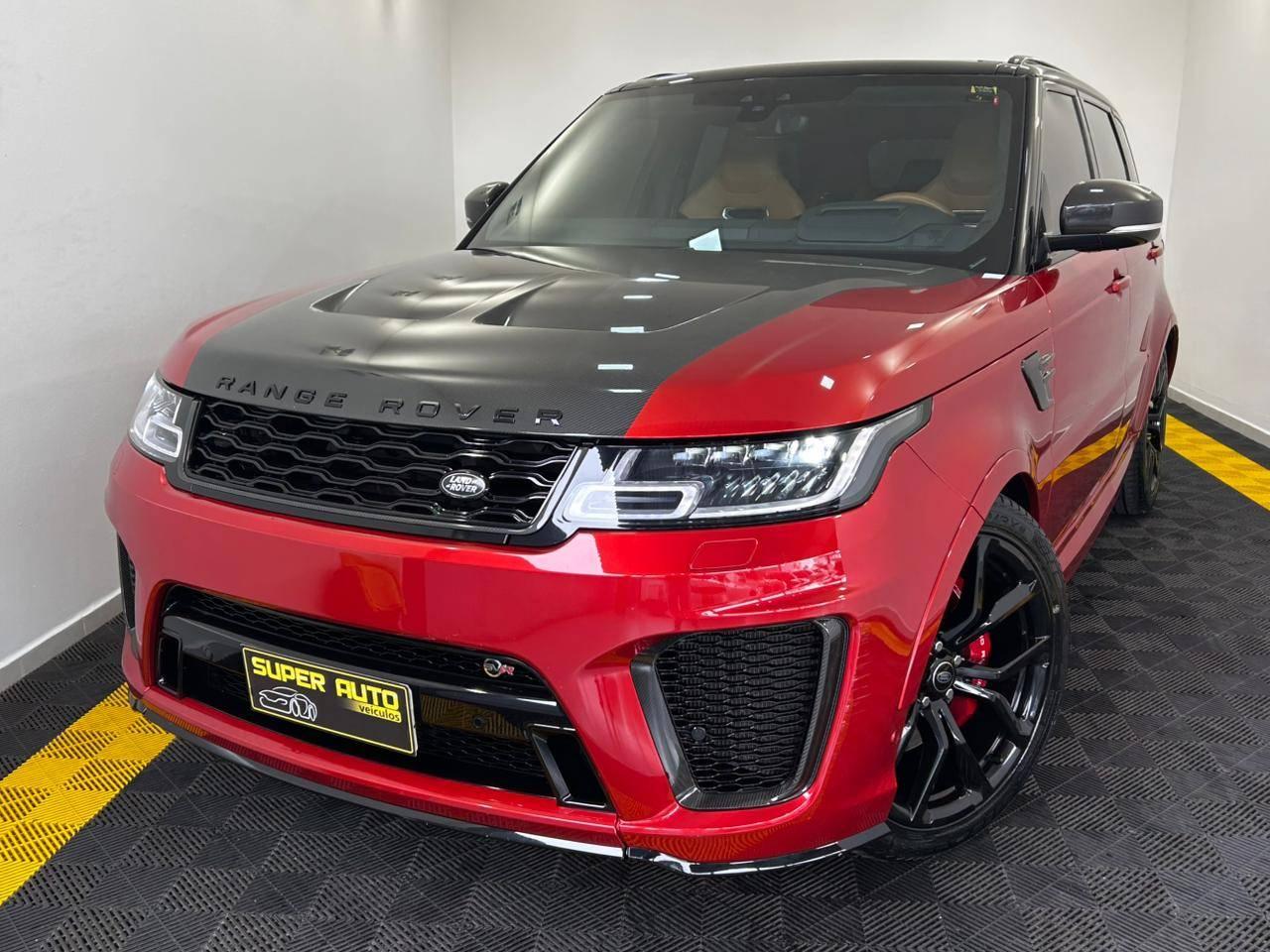 Land Rover Range Rover Sport SVR AWD 5.0 Carbon Ed. Aut. na cor Vermelho em Blumenau / SC - 40395