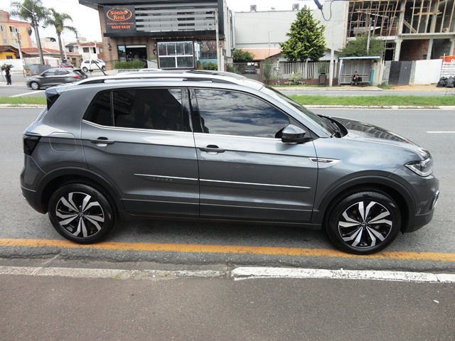 Volkswagen T-Cross Hig. 250 TSI 1.4 Flex 16V 5p Aut na cor Cinza em Araucária / PR - 40446