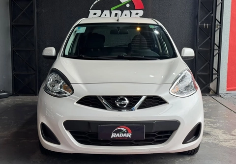 Nissan MARCH 1.0 12V FlexStart 5p 2017 Branco — foto 1 de 3