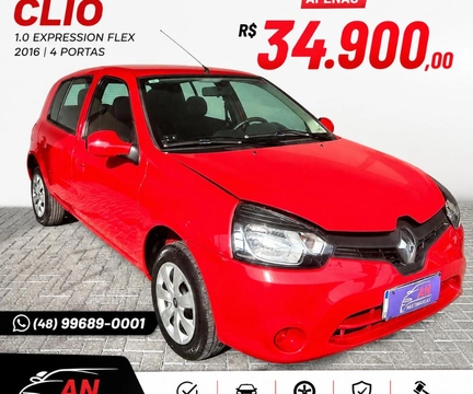 Renault Clio 2016 Vermelho — foto 1 de 3