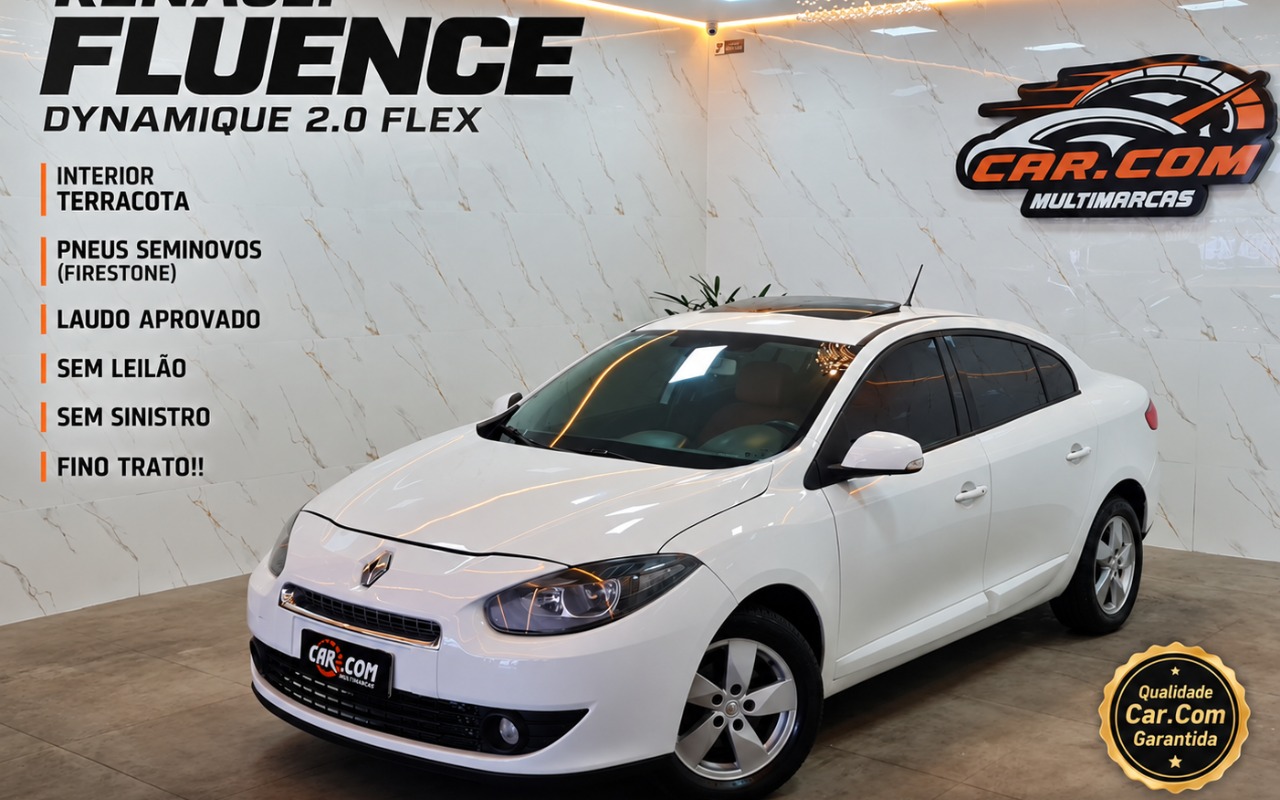 Renault Fluence 2013 Branco — foto 1 de 3