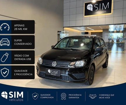 Volkswagen Gol 1.0 Flex 12V 5p 2023 Preto — foto 1 de 3