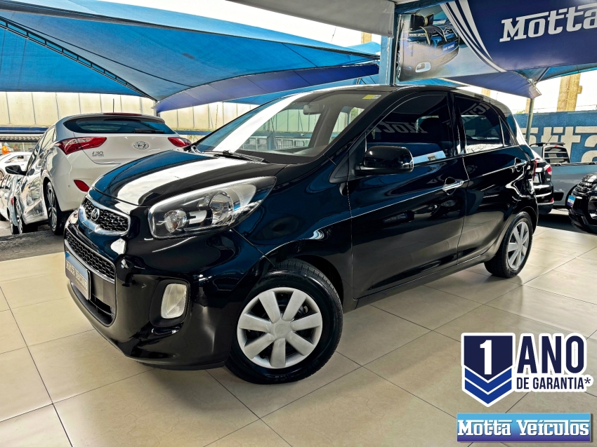 Kia Picanto EX 1.1/1.0/ 1.0 Flex Mec. na cor Preto no Canoas / RS - 40858
