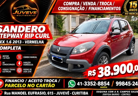 Renault Sandero 2013 Vermelho — foto 1 de 3