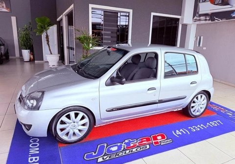 Renault Clio Hi-Flex 1.0 16V 3p 2011 Prata — foto 1 de 3