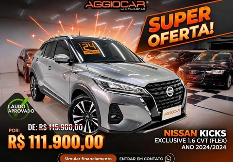Nissan KICKS 2024 Cinza — foto 1 de 3