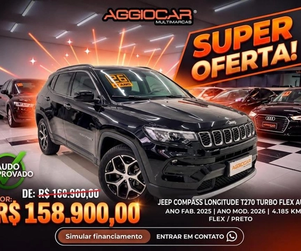 Jeep Compass 2026 Preto — foto 1 de 3