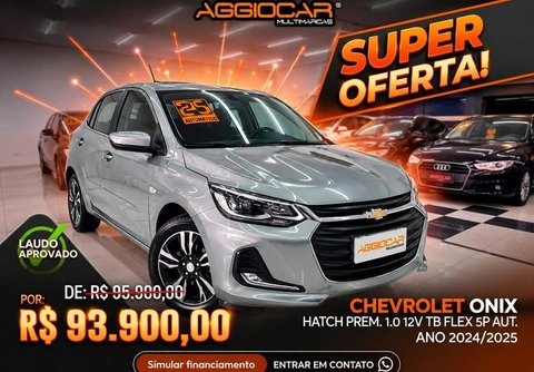 Chevrolet Onix 2025 Prata — foto 1 de 3
