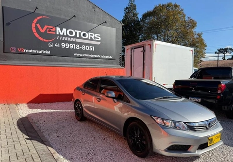 Honda Civic 2014 Cinza — foto 1 de 3