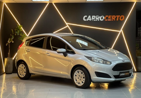 Ford Fiesta 1.5 16V Flex Mec. 5p 2014 Prata — foto 1 de 3