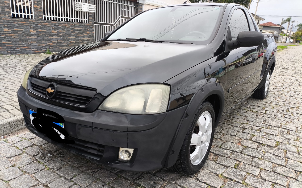 Chevrolet Montana 2008 Preto — foto 1 de 3