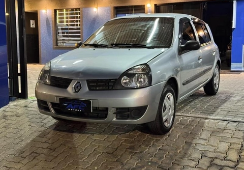 Renault Clio Hi-Flex 1.0 16V 3p 2007 Prata — foto 1 de 3