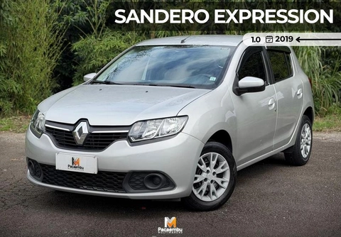 Renault Sandero 2019 Prata — foto 1 de 3