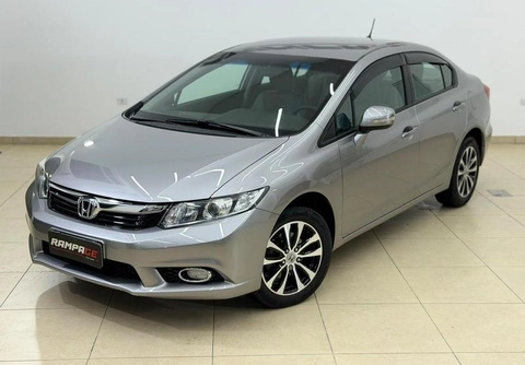 Honda Civic 2014 Cinza — foto 1 de 3