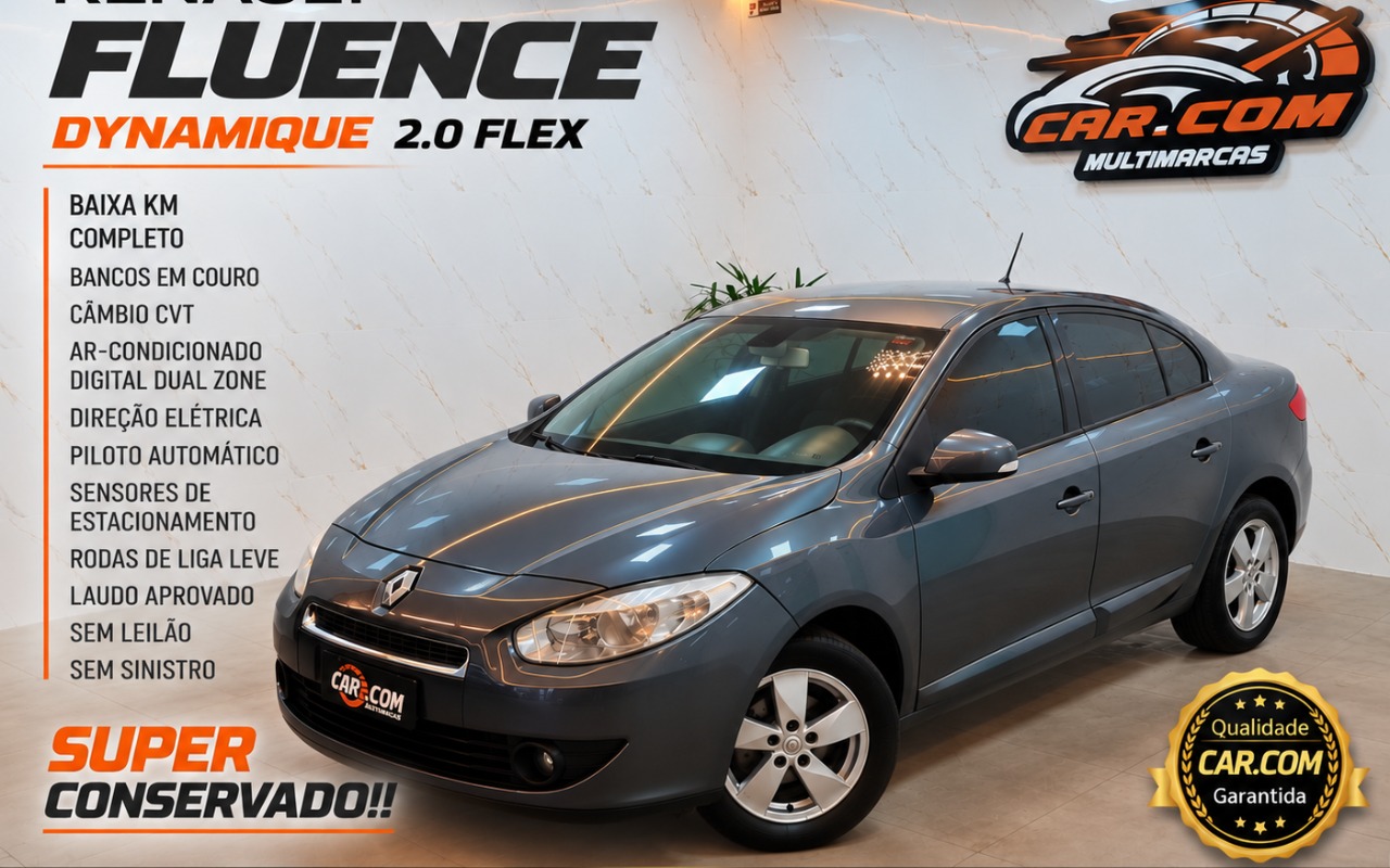 Renault Fluence 2011 Cinza — foto 1 de 3