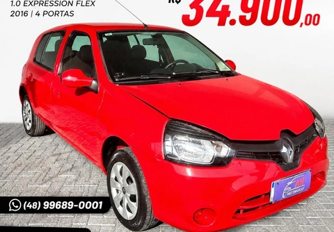 Renault Clio 2016 Vermelho — foto 1 de 3