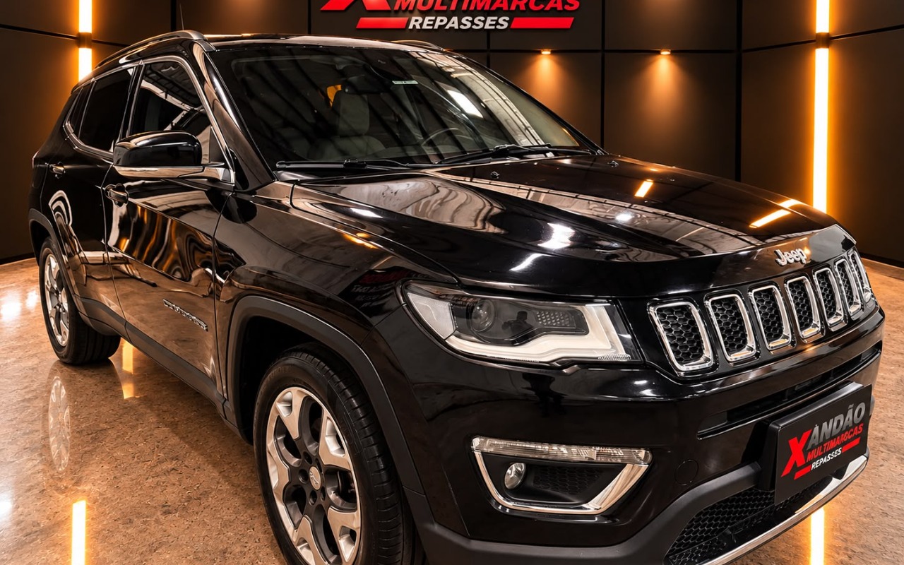 Jeep Compass 2018 Preto — foto 1 de 3