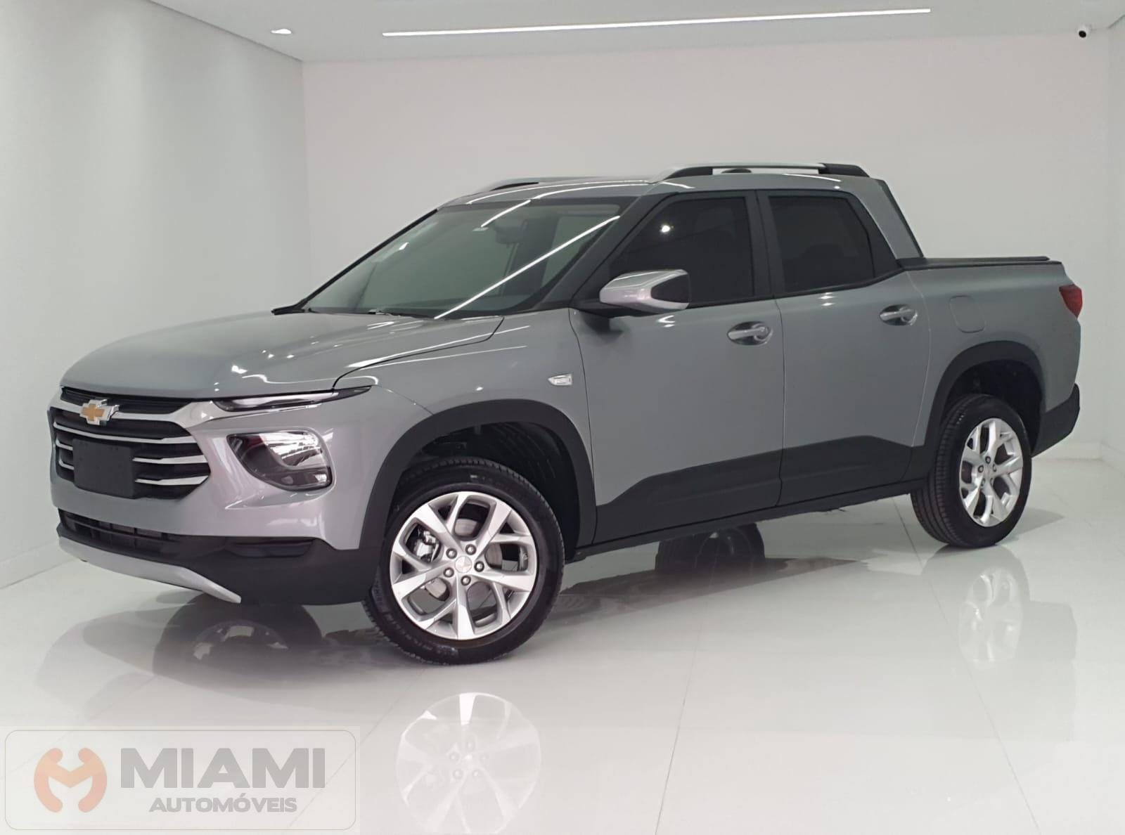 Chevrolet Montana LTZ 1.2 Turbo Flex 12V 4p Aut. na cor Cinza em Brusque / SC - 41997