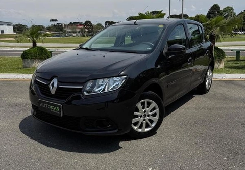 Renault Sandero 2018 Preto — foto 1 de 3