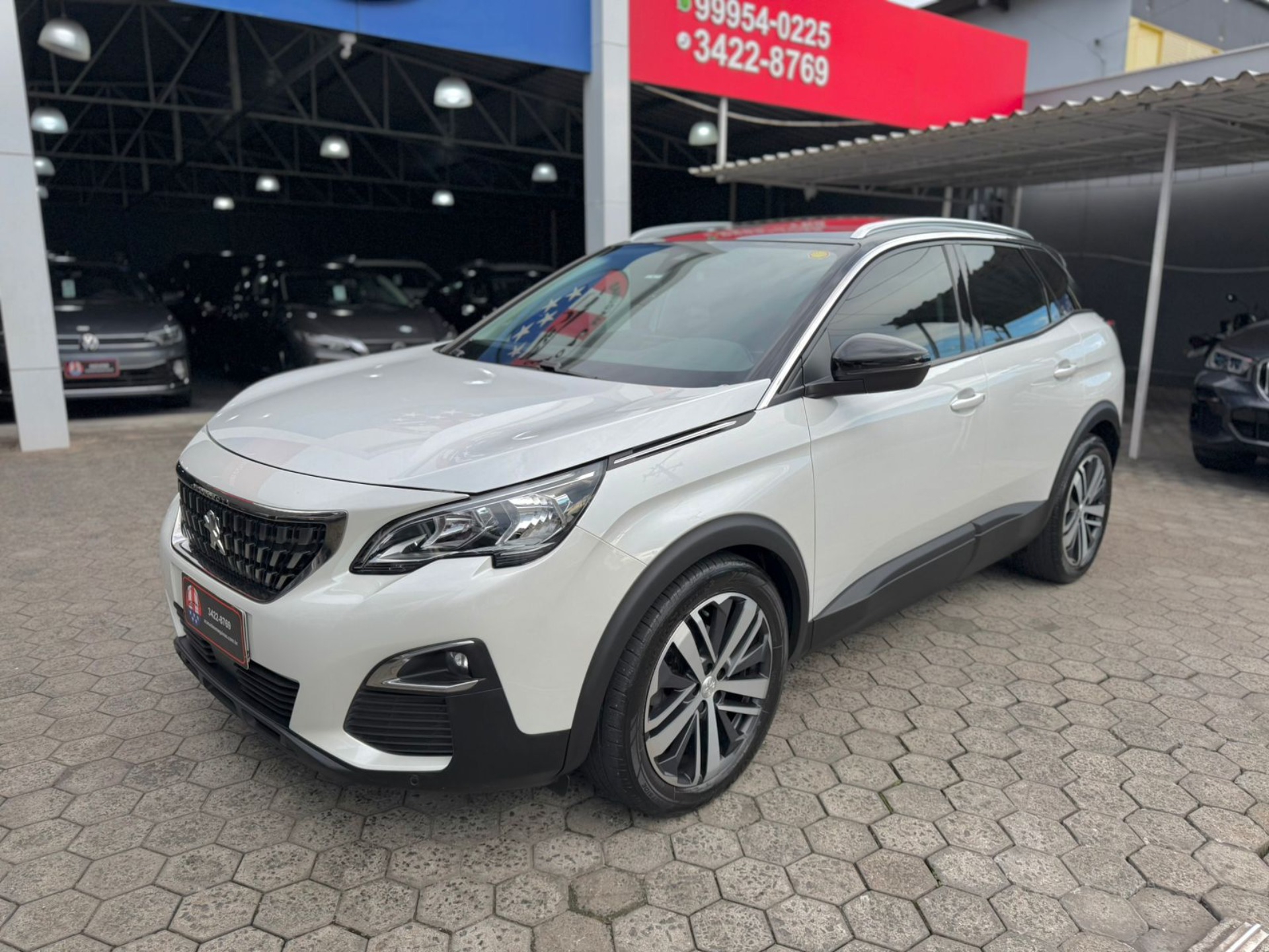 Peugeot 3008 Allure 1.6 Turbo 16V 5p Aut. na cor Branco em Joinville / SC - 42168