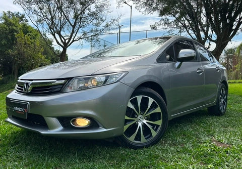 Honda Civic 2014 Cinza — foto 1 de 3