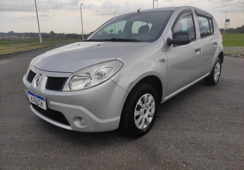 Renault Sandero 2009 Prata — foto 1 de 3
